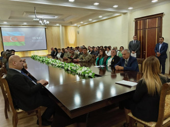 Goranboyda "Konstitusiya və Suverenlik ili" çərçivəsində  "28 May-Müstəqillik Günü" ilə bağlı, "Müstəqilliyimiz əbədidir, daimidir, dönməzdir"  mövzusunda konfrans   keçirildi.