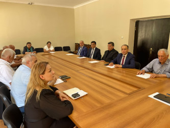 Goranboyda “İctimai Şura” nın hesabat iclası keçirildi