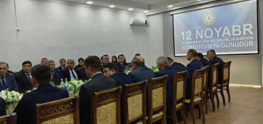 Goranboyda, “Konstitusiya və Suverenlik İli” çərçivəsində,  “Konstitusiyanın qüdrəti güclü dövlətin təməlidir.”  mövzusunda tədbir keçirildi
