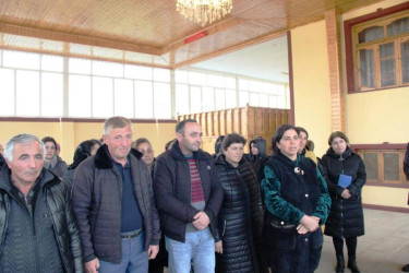 Nadirkənddə səyyar qəbul keçirildi.