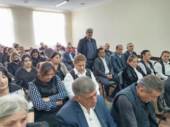 Tatarlı kəndində səyyar qəbul keçirildi