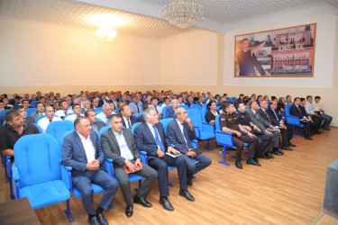 Goranboy rayon İcra Hakimiyyətində  taxıl biçini ilə əlaqədar regional müşavirə keçirildi