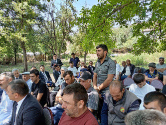 Goranboyda növbəti səyyar qəbul Buzluq kəndində keçirildi