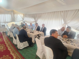 İcra Başçısı şəhid atasının yas mərasimində iştirak etdi
