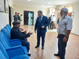Goranboyda vətəndaş qəbulları davam edir