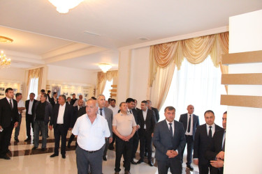 Goranboyda “Su təsərrüfatı və meliorasiya işçiləri günü” ilə bağlı tədbir keçirildi
