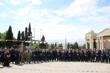 Goranboyda Ümummilli Lider Heydər Əliyevin 103-cü ildönümü ilə bağlı kitab festivalı keçirildi