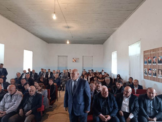 Goranboyda növbəti səyyar qəbul Zeyvə kəndində keçirildi