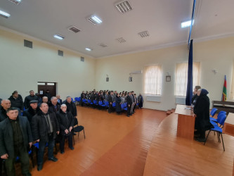 Goranboyda  “Heydər Əliyev: “bu soyqırım bütün bəşəriyyətə qarşı tarixi bir cinayətdir.”    mövzusunda konfrans keçirildi.