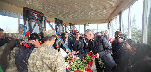 Səfikürd kəndindən Vətən Müharibəsi şəhidi Nofəl Behbudovun ildönümündə məzarı ziyarət olundu.