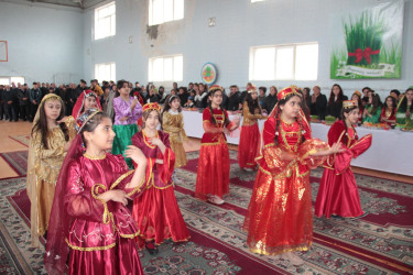 Goranboyda, Novruz bayramı ümumrayon tədbirləri çərçivəsində, ilaxır-torpaq çərşənbəsi bayram tədbiri keçirildi.