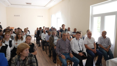 Goranboyda növbəti səyyar qəbul Aşağı Ağcakənd qəsəbəsində keçirildi
