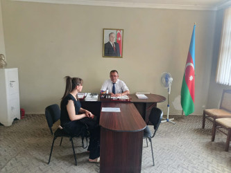 Goranboyda vətəndaş qəbulları davam edir