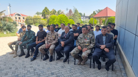 Goranboyda Silahlı Qüvvələr Günü ilə bağlı tədbir keçirildi.
