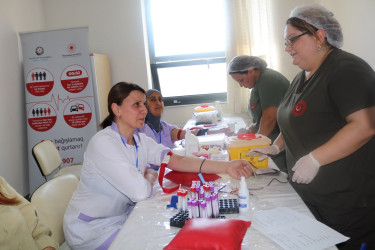Goranboyda “Talassemiyasız həyat naminə” proqramı çərçivəsində qanvermə aksiyası keçirildi
