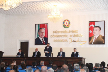 Goranboy rayon İcra Hakimiyyəti başçısı yanında Şuranın növbəti iclası keçirildi