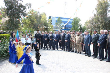 Goranboyda Ümummilli Lider Heydər Əliyevin 103-cü ildönümü ilə bağlı kitab festivalı keçirildi