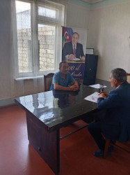 Goranboyda vətəndaş qəbulları mütəmadi olaraq davam etdirilir