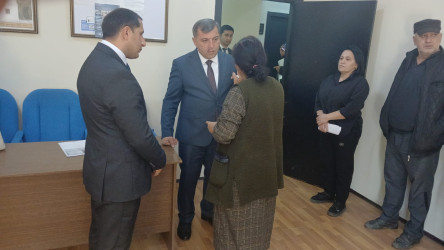 Goranboyda vətəndaşların müraciətlərinə xüsusi diqqət yetirilir