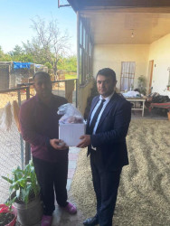 Goranboyda Qurban bayramı münasibətilə şəhid, qazi və aztəminatlı ailələr ziyarət olundu, bayram sovqatları verildi