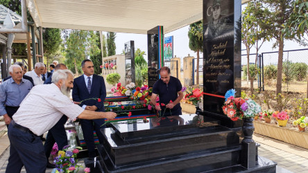 Goranboy rayon Xanqərvənd kənd qəbirstanlığında şəhidlərimizin məzarları ziyarət olundu