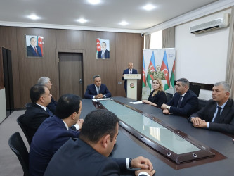 Goranboyda Dövlət Suverenliyi Günü ilə bağlı tədbir keçirildi