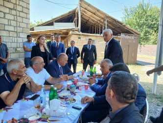 Goranboyda şəhid ailəsinə göstərilən diqqət və qayğının növbəti nümunəsi