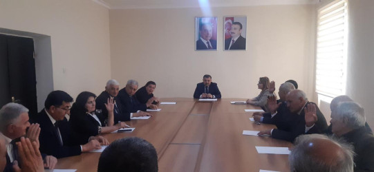 Goranboyda “İctimai Şura” nın yeni tərkibdə ilk iclası keçirildi