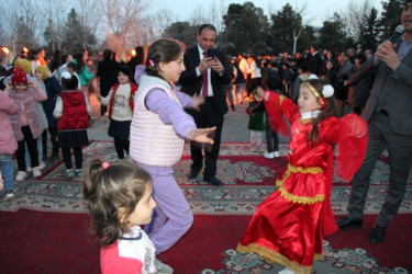 Goranboyun Tap Qaraqoyunlu kəndində od çərşənbəsi təmtaraqla qeyd edildi.