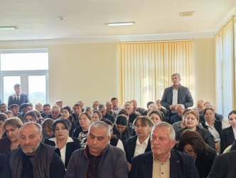Xınalıda səyyar qəbul keçirildi