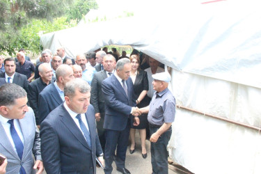 Goranboyda növbəti səyyar qəbul Qurbanzadə kəndində keçirildi