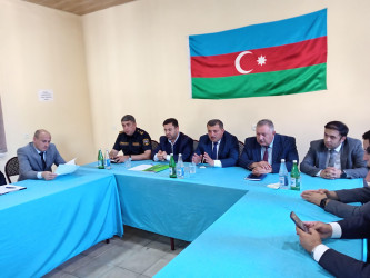 Goranboyda “Konstitusiya və Suverenlik İli” ilə bağlı “dini etiqad azadlığının təmin edilməsi, dövlət-din münasibətlərinin tənzimlənməsi və dini mərasimlərin keçirilməsi məqsədilə aidiyyətı qurumların fəaliyyətinin əlaqələndirilməsi” mövzusunda   tədbir keçirildi
