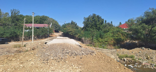 Goranboyda sakinlərin qəzalı körpü ilə bağlı müraciəti həll olundu