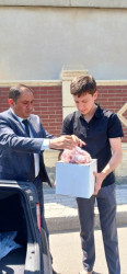 Goranboy rayon İcra Hakimiyyəti tərəfindən, Qurban bayramı mübasibətilə şəhid, qazi, çernobıl əlili və aztəminatlı ailələrə bayram sovqatları verildi