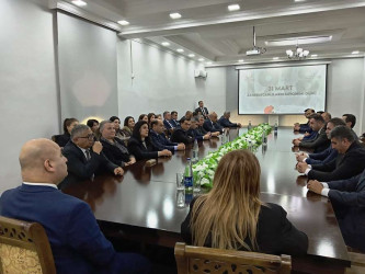 Goranboyda, 31 mart-azərbaycanlıların soyqırımı günü ilə bağlı, "Unudulmayan tarix-31 mart" adlı tədbir keçirildi