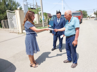 Goranboyda “Məişət zorakılığı ilə mübarizə sahəsində informasiya bülletenlərinin əhali arasında paylanılması” ilə bağlı maarifləndirmə, təbliğat işləri aparıldı.