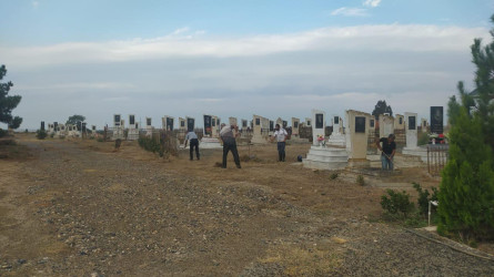 Goranboyda, 27 sentyabr Anım günü ilə bağlı,  qəbirstanlıqlarda, xiyabanlarda iməcilik təşkil olundu, təmizlik işləri aparıldı.