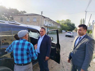 Goranboyda icra başçısı Qarqucaq kənd tam orta məktəbində aparılan cari təmir işləri ilə yerində tanış oldu