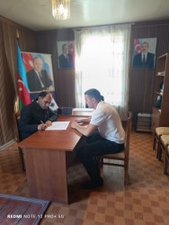 Goranboyda vətəndaş qəbulları davam edir
