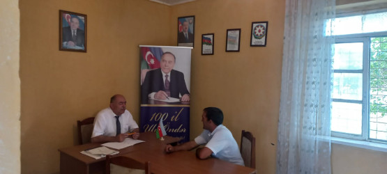 Goranboyda vətəndaş qəbulları mütəmadi olaraq davam etdirilir