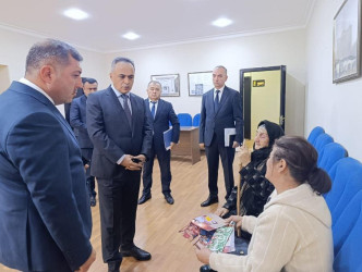 Goranboy rayon İcra Hakimiyyətində vətəndaşlar qəbul edildi, müraciətləri dinlənildi
