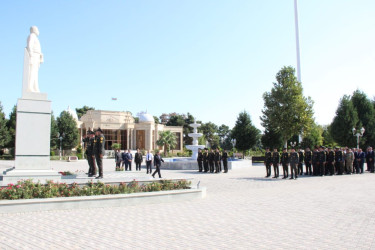 Goranboyda Azərbaycan Respublikasının Strateji Obyektlərin Mühafizəsi Dövlət Agentliyinin Regional idarəsinin əməkdaşlarının peşə bayramı günü qeyd edildi.