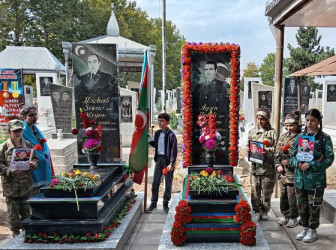 Bağçakürd  kəndindən Vətən Müharibəsi şəhidimiz Aqşin Quliyevin  ildönümündə məzarı ziyarət olundu.