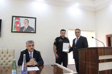 Goranboyda Polis Günü ilə bağlı tədbir keçirildi