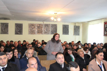 Goranboyda növbəti səyyar qəbul Boluslu kəndində keçirildi