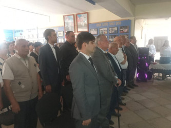 Goranboyda şəhid Milli Qəhrəman Fərəcov Ənvər Səyyad oğlunun il dönümü ilə bağlı məzarı ziyarət olundu