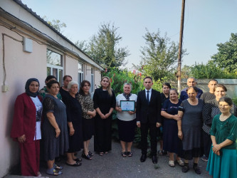 Goranboyda 1 İyun – Uşaqların Beynəlxalq Müdafiəsi Günü ilə bağlı tədbirlərin təşkilində fərqlənən kollektivlərin təltif olunması davam edir