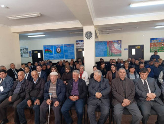 Goranboyda növbəti səyyar qəbul Dəyirmanlar kəndində keçirildi