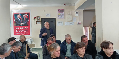 Goranboyda növbəti səyyar qəbul  Yəhərçi Qazaxlar kəndində keçirildi
