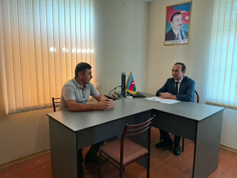 Goranboyda vətəndaş qəbulları davam edir